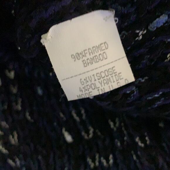 BARBARA WHO? FARMED BAMBOO BLEND SWEATER SZ M - Picture 8 of 9